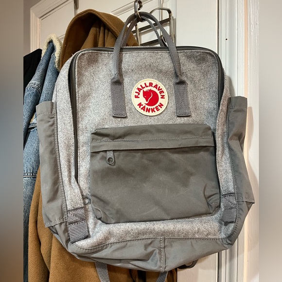 Fjallraven Kånken Wool Backpack in Gray - Picture 2 of 5